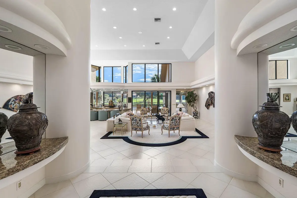 Entry into living room at 4364 KASSO Circle, Boca Raton