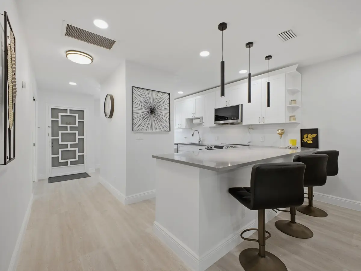 Breakfast Bar Kitchen Foyer at 2860 SW 13th Street 202, Delray Beach