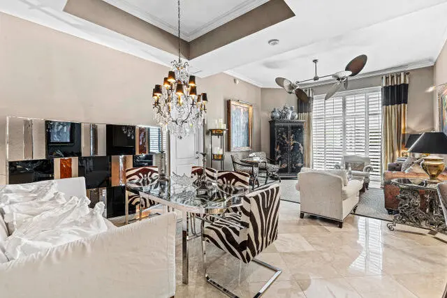 Living room at 801 S OLIVE Avenue 1616, West Palm Beach