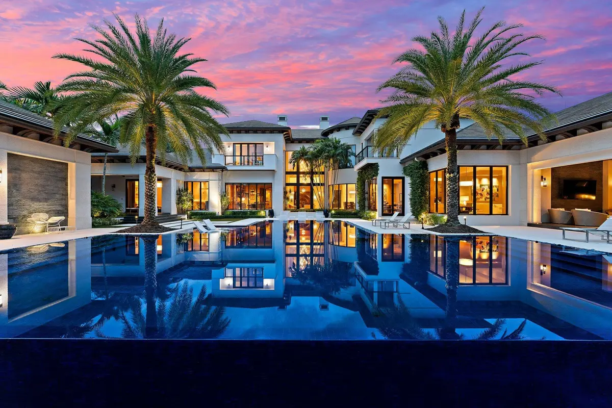 Rear Elevation at 211 Bears Club Drive, Jupiter
