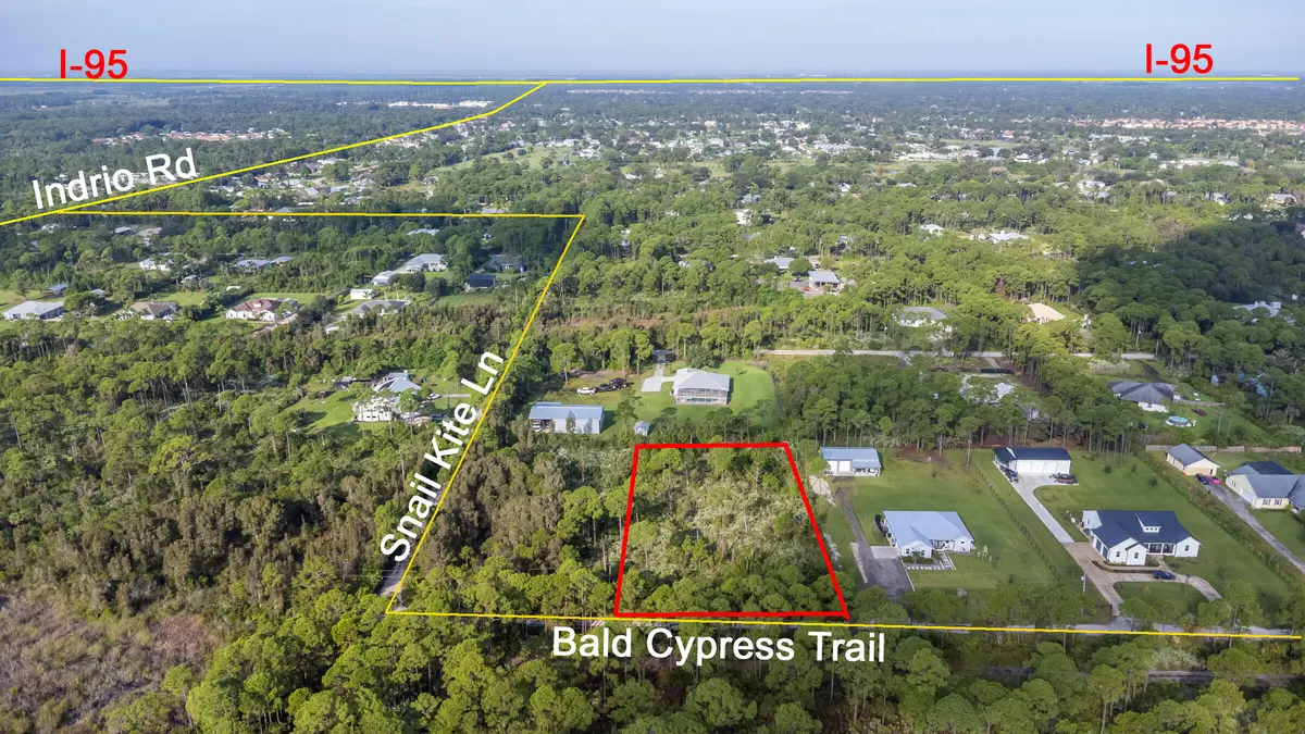 Red signs Bald Cypres Trail Fort Pierce at 00 BALD CYPRESS Trail, Fort Pierce