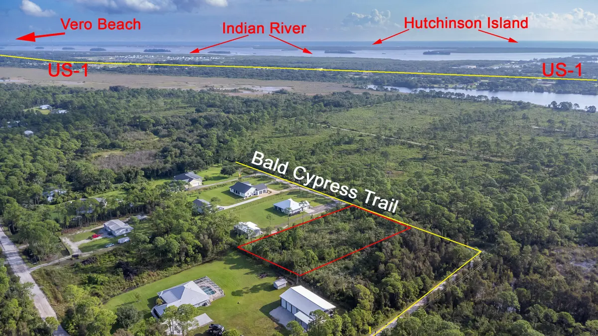 Red signd Bald Cypres Trail Fort Pierce at 00 BALD CYPRESS Trail, Fort Pierce