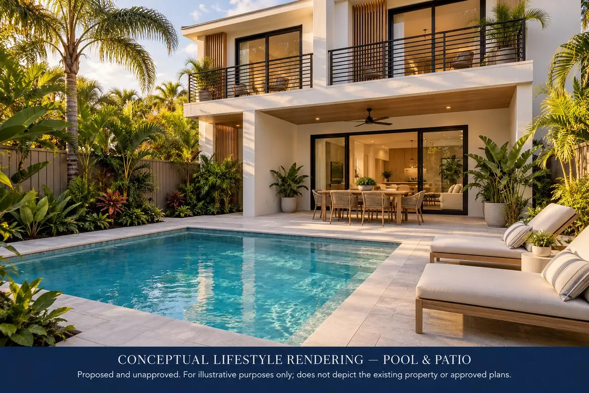 Fort Lauderdale Duplex Poolside Retreat- at , Fort Lauderdale