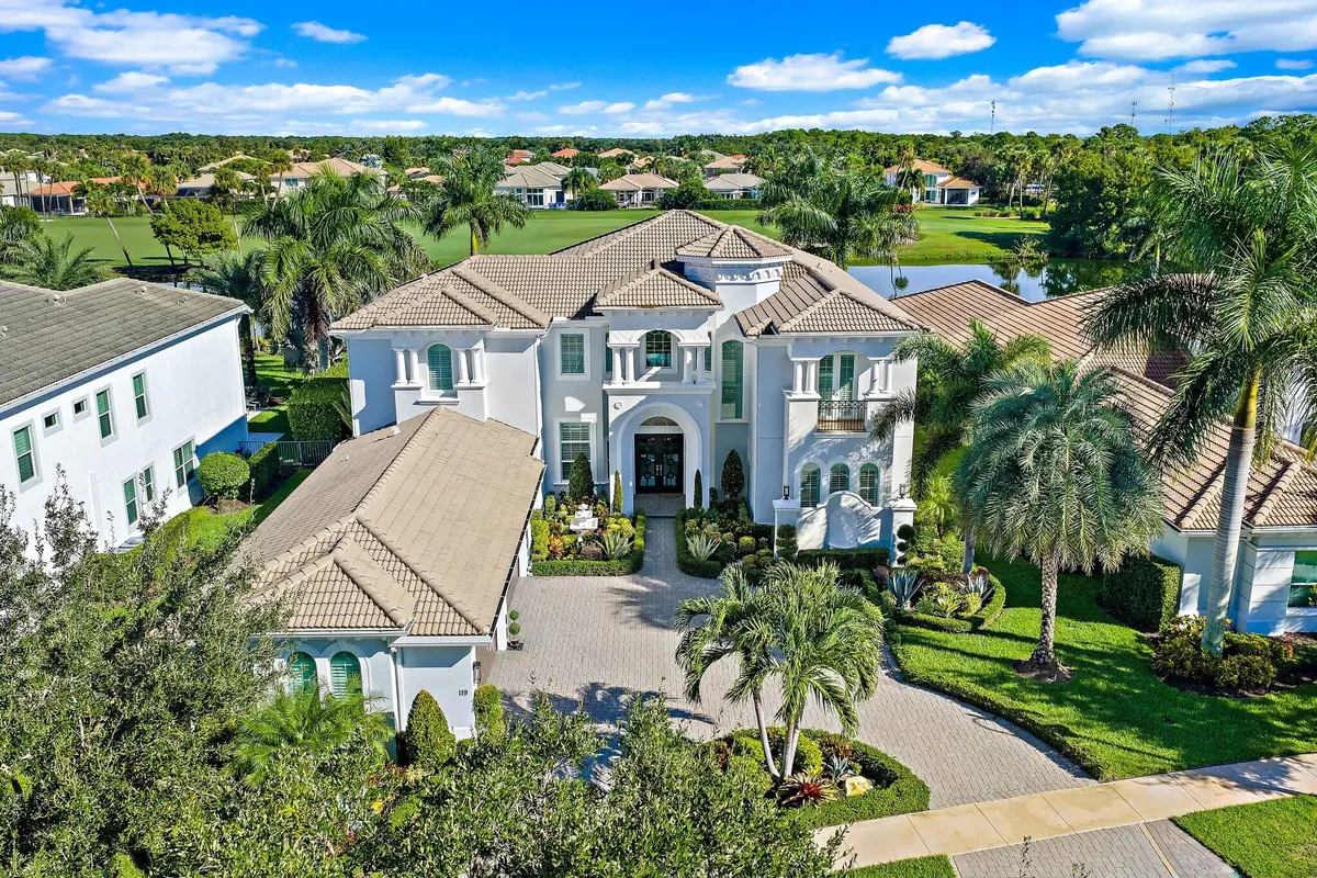 Front Aerial at 119 Elena Court, Jupiter