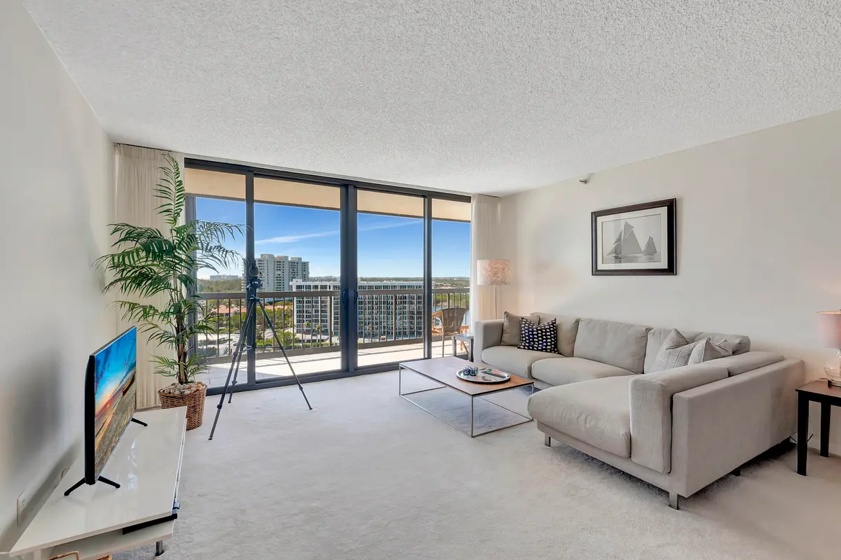 Living Room 1 at 4740 S Ocean Boulevard 1415, Highland Beach