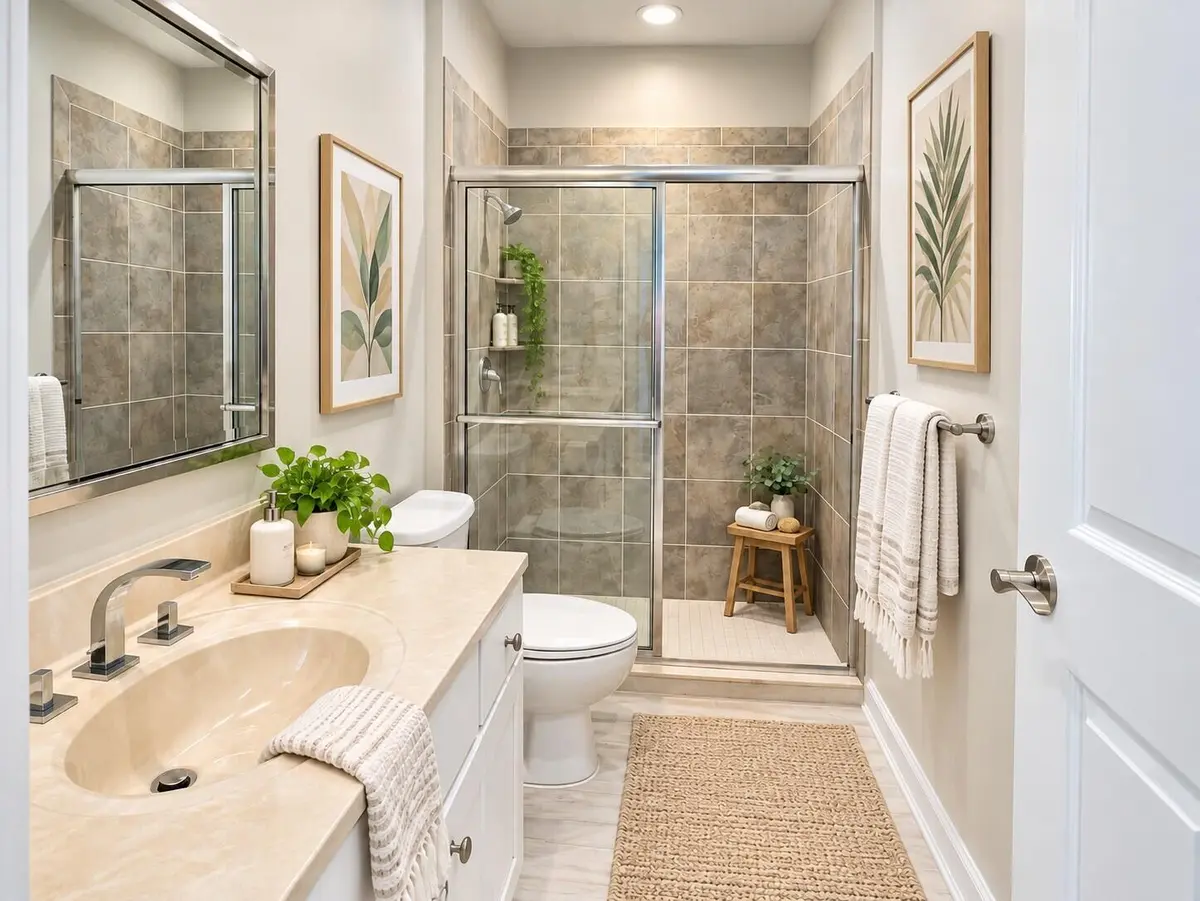 Reardon bath 2 Bright Neutral Spa Bathro at 9156 Pumpkin Ridge, Port St. Lucie