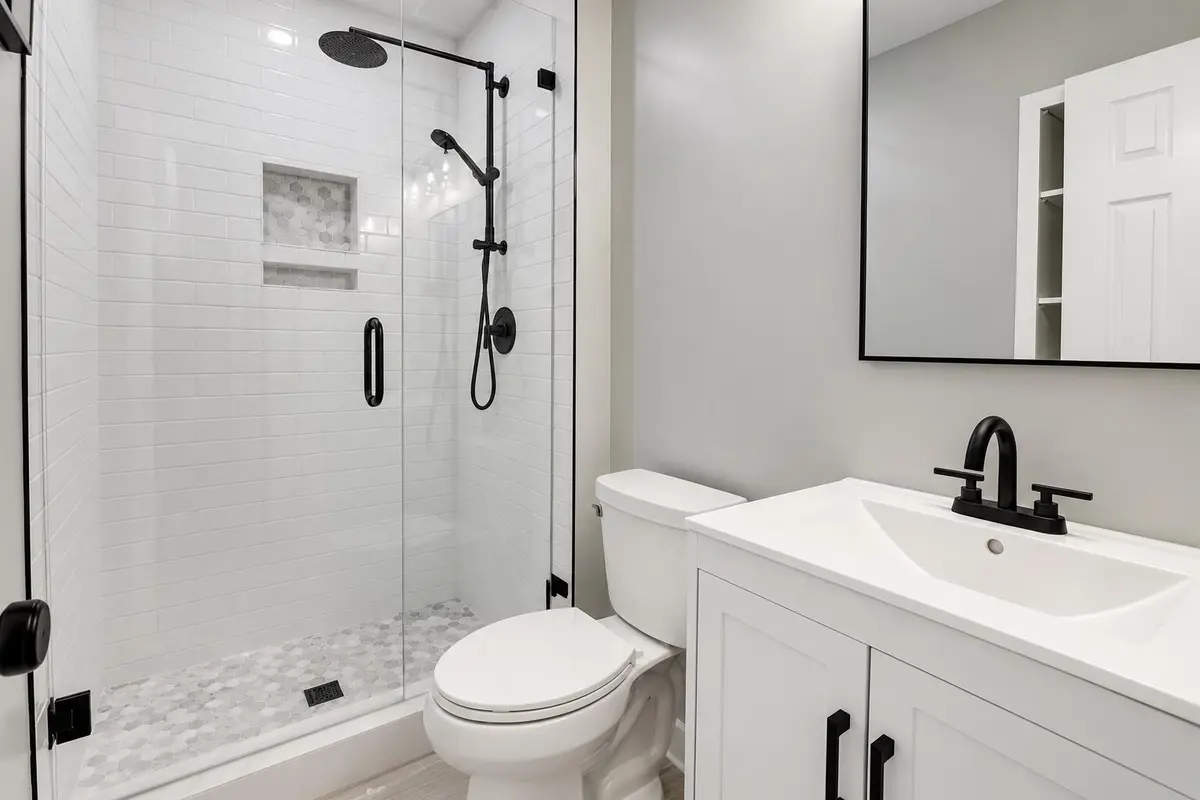Modern Minimalist Bathroom Retreat at 8379 Garden Gate Place, Boca Raton