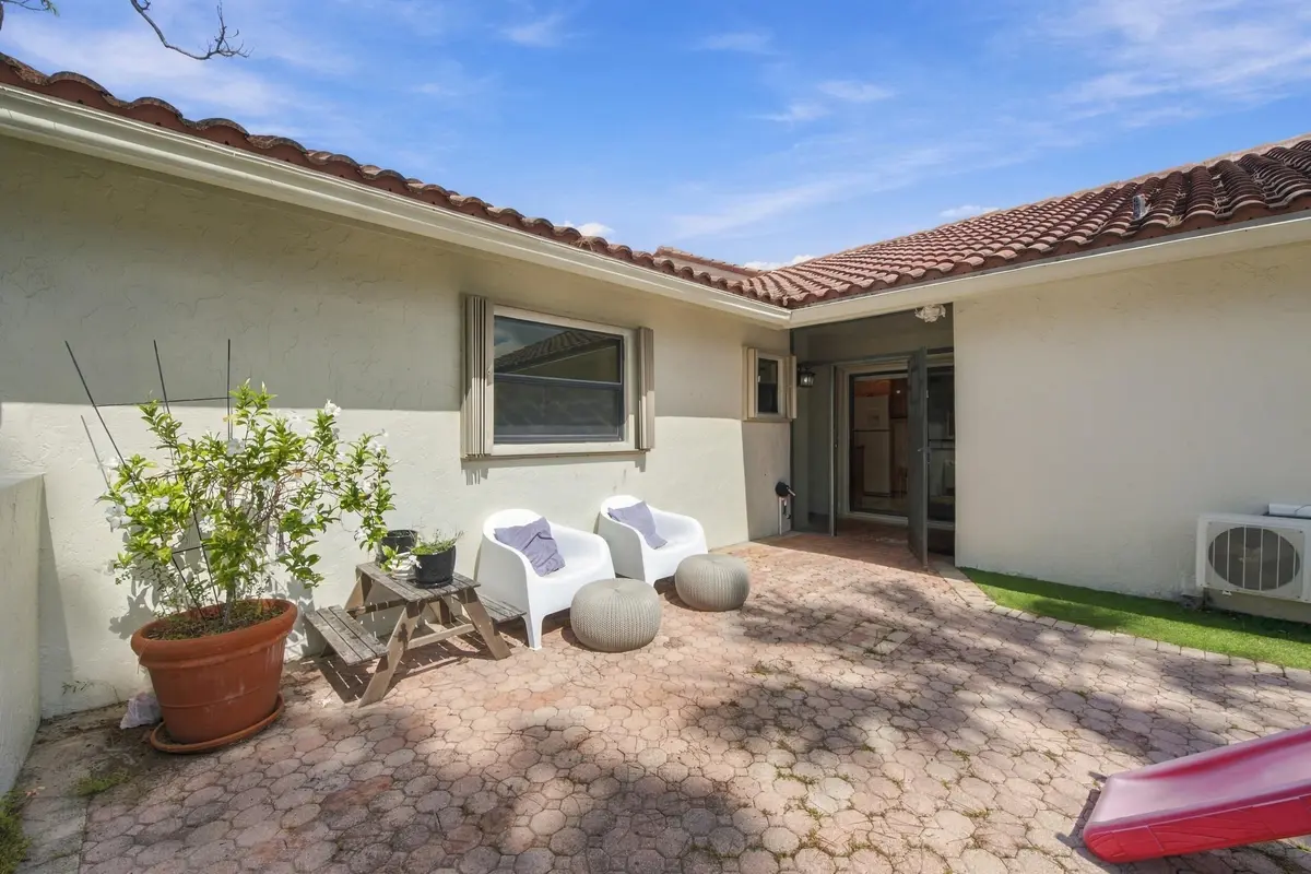 Front patio at 6911 Consolata Street, Boca Raton