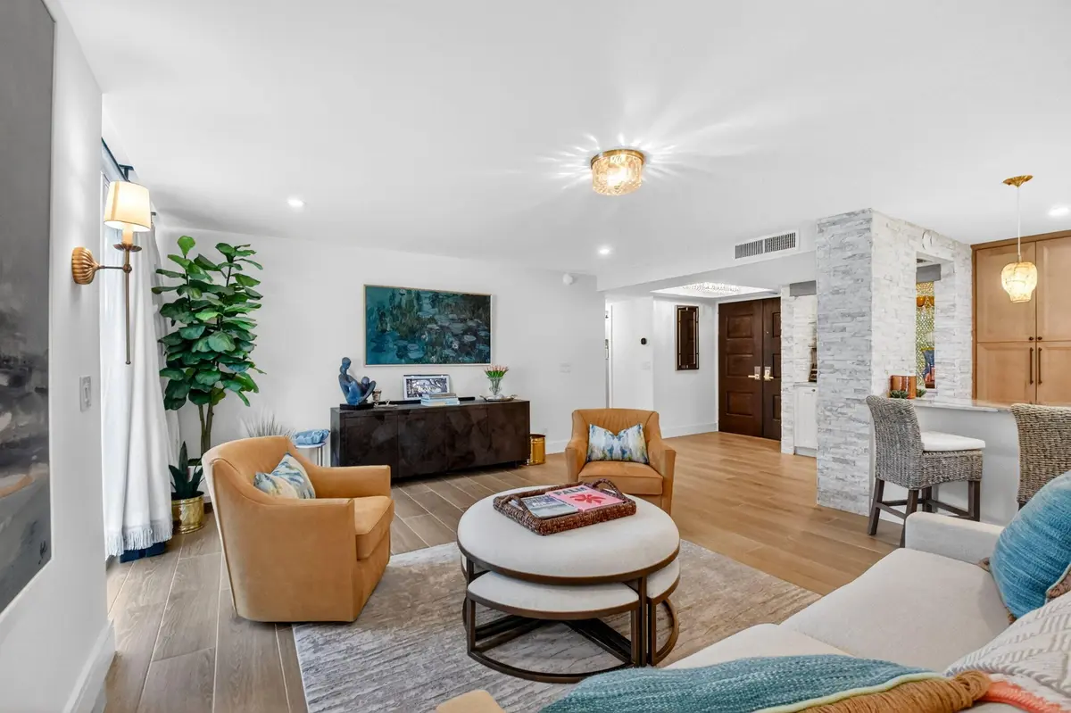 Living Room at 2200 S Ocean Boulevard 206, Delray Beach