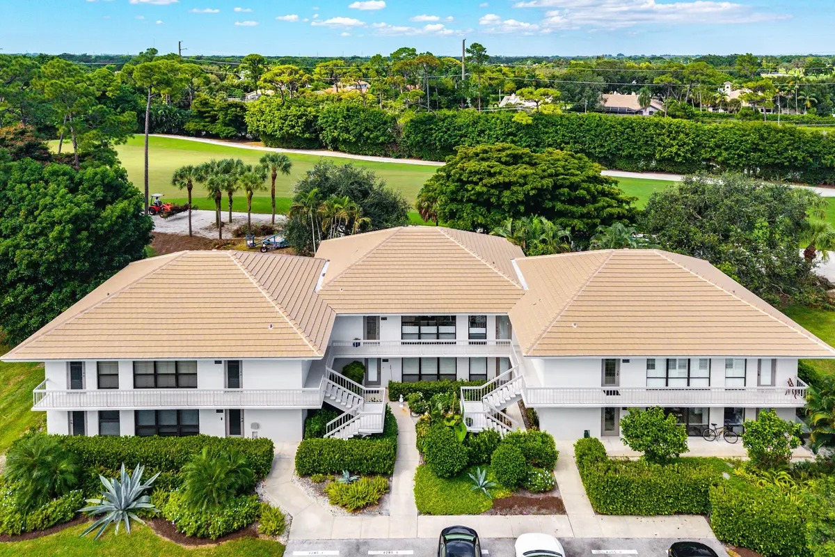 Aerial view at 4275 B Quail Ridge Drive Sandpiper, Boynton Beach