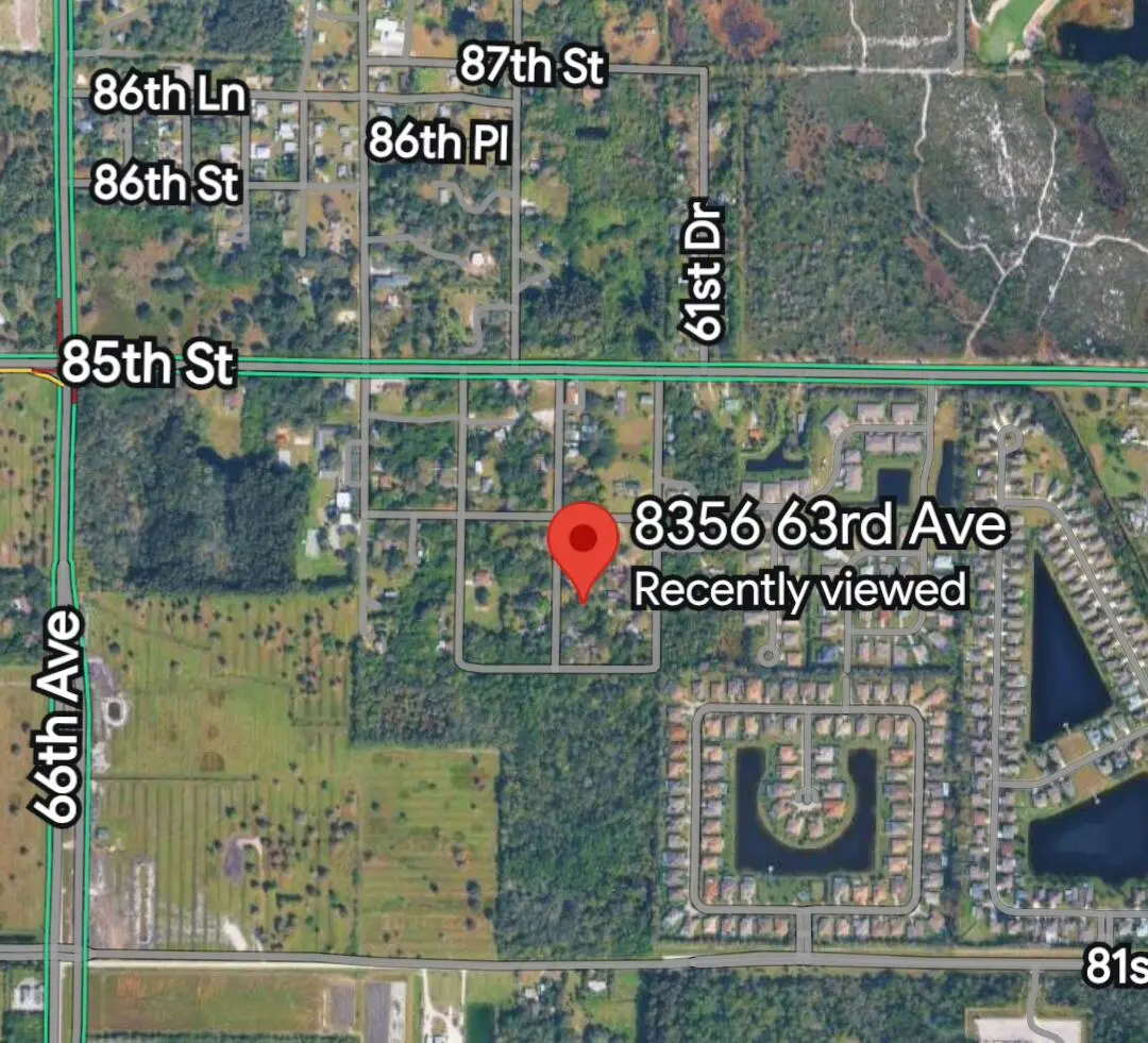 Screenshot_20261014_135049_Maps at 8356 63RD Avenue, Vero Beach