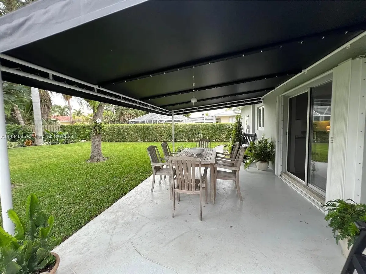Backyard at 330 Cascade Lane, Palm Beach Shores