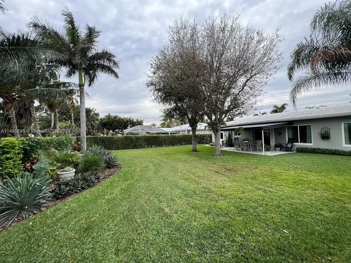 Backyard at 330 Cascade Lane, Palm Beach Shores