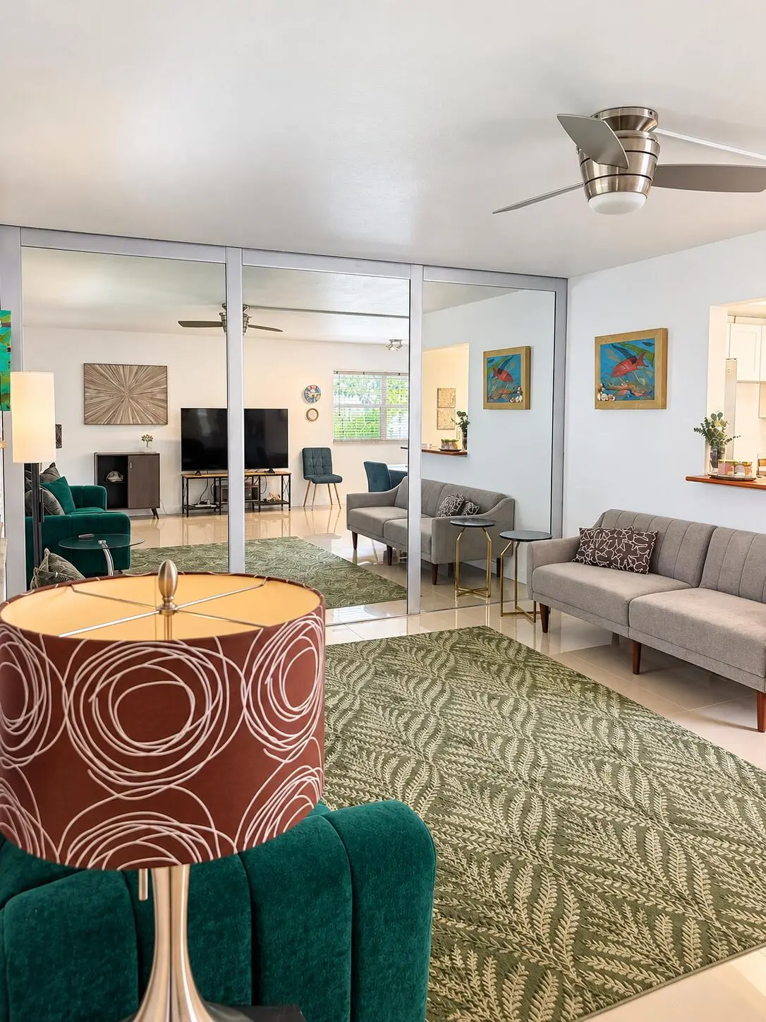 Living Room at 686 BRITTANY O, Delray Beach