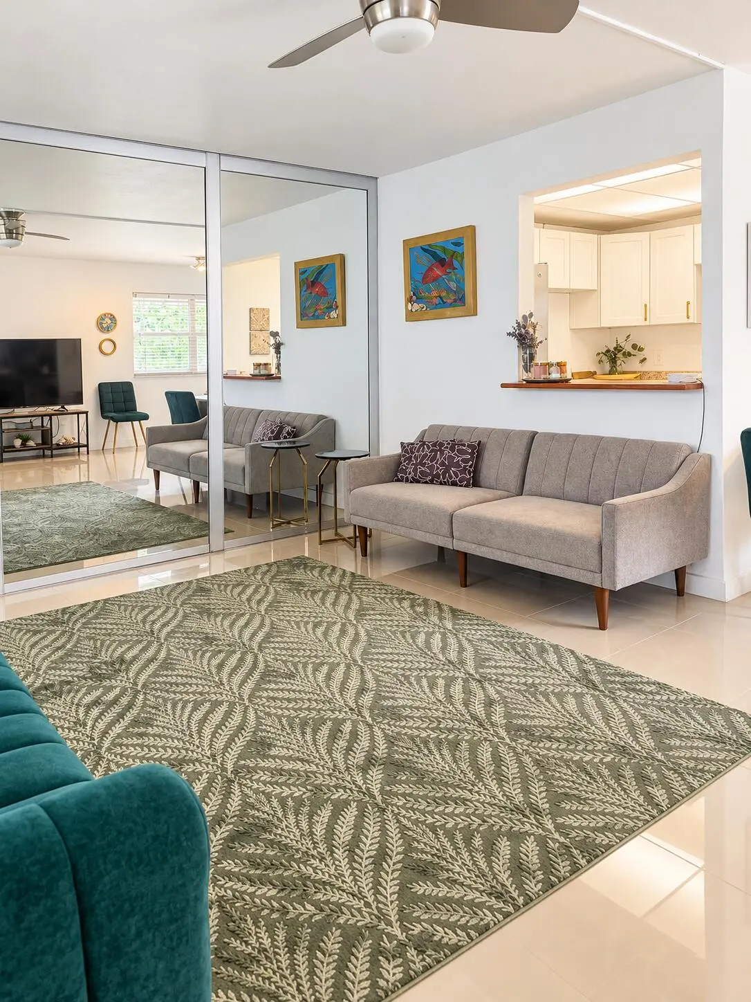 Living Room at 686 BRITTANY O, Delray Beach