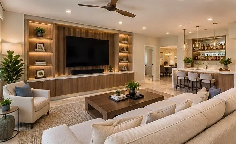 FAMILY ROOM - REIMAGINED POST-REHAB (AI) at 16670 WESTWOOD Lane, Weston