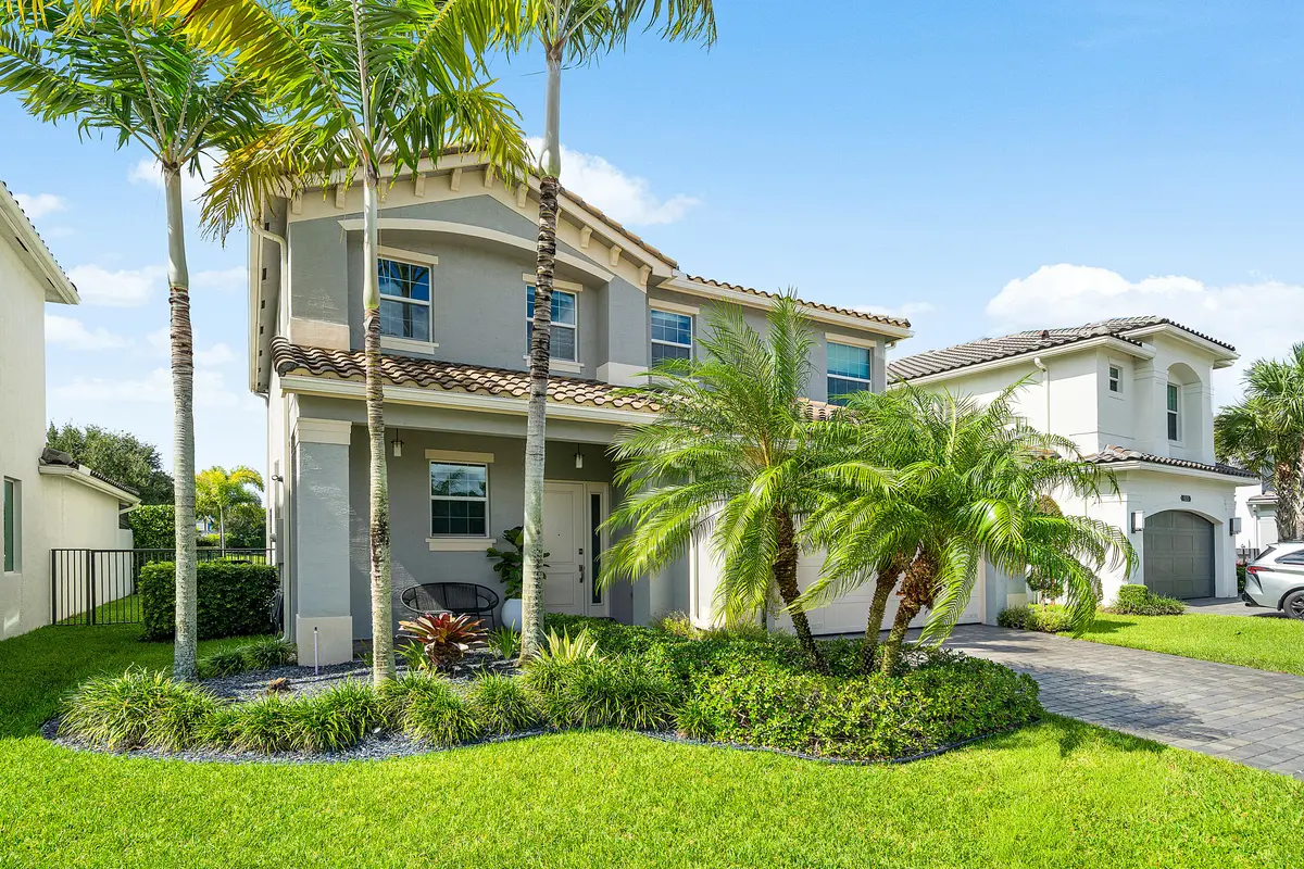 Front Exterior - Corner View at 15263 Cherry Creek Lane, Delray Beach