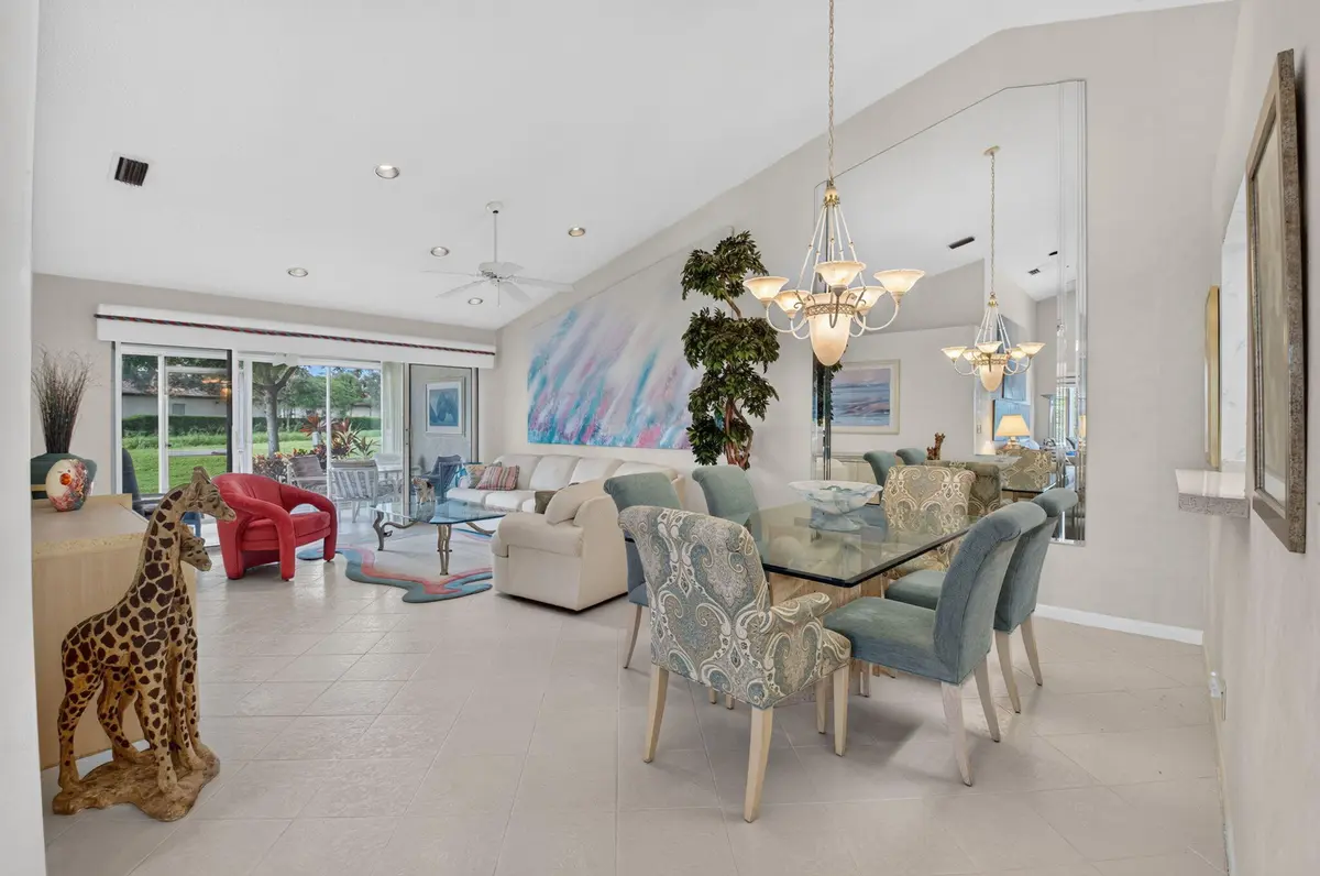 Dining / Living Area at 7700 CORAL LAKE Drive, Delray Beach