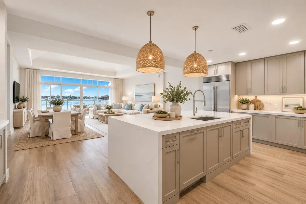 Open Concept Living at 180 LAKE Drive 2303, Palm Beach Shores