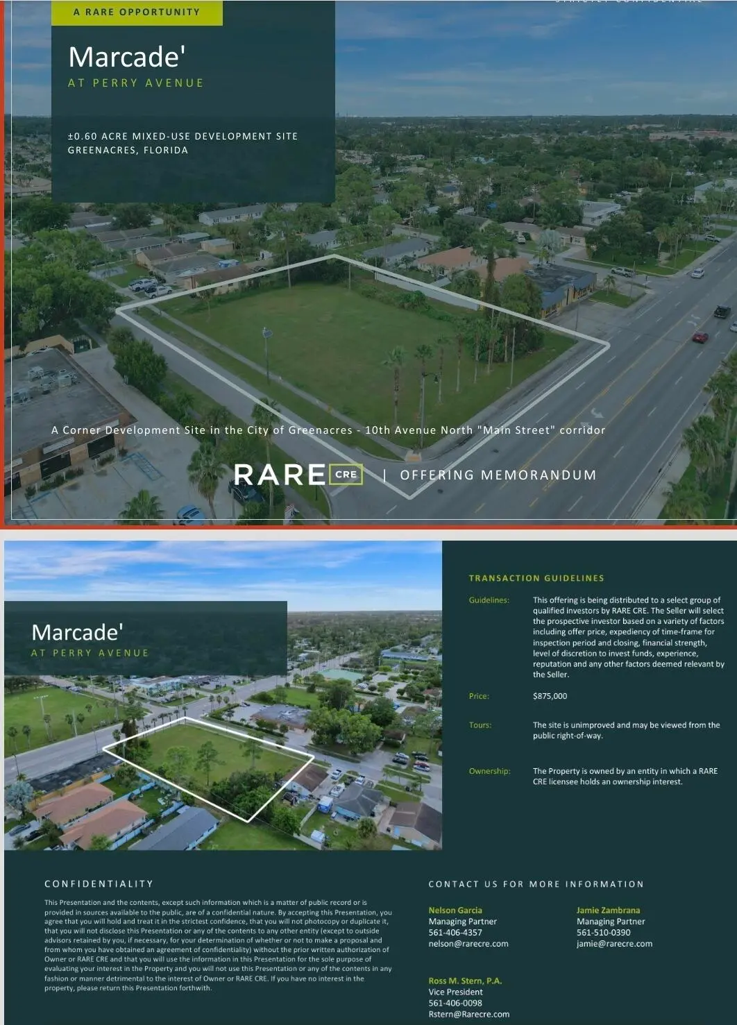 Marcade OM Coverpage at 3130 PERRY Avenue, Greenacres