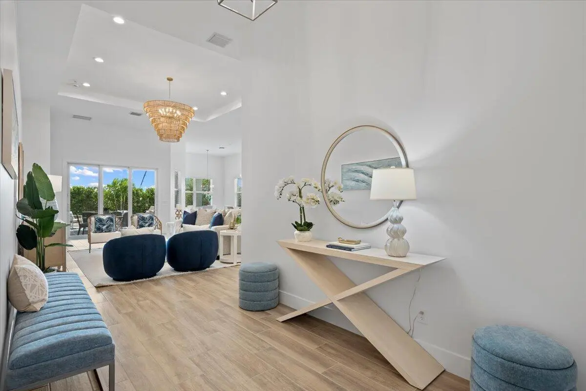 Bright and Welcoming Foyer at 12538 Nautilus Circle, Palm Beach Gardens