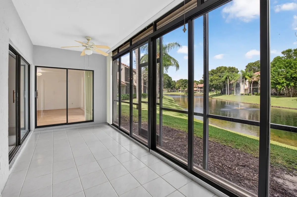 PATIO VIEW at 5731 Coach House Circle A, Boca Raton