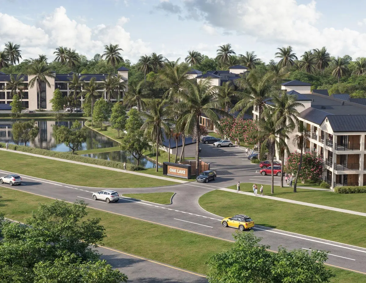 Oak Lake Rendering - Community Entrance at 3780 INDIAN RIVER Boulevard, Vero Beach