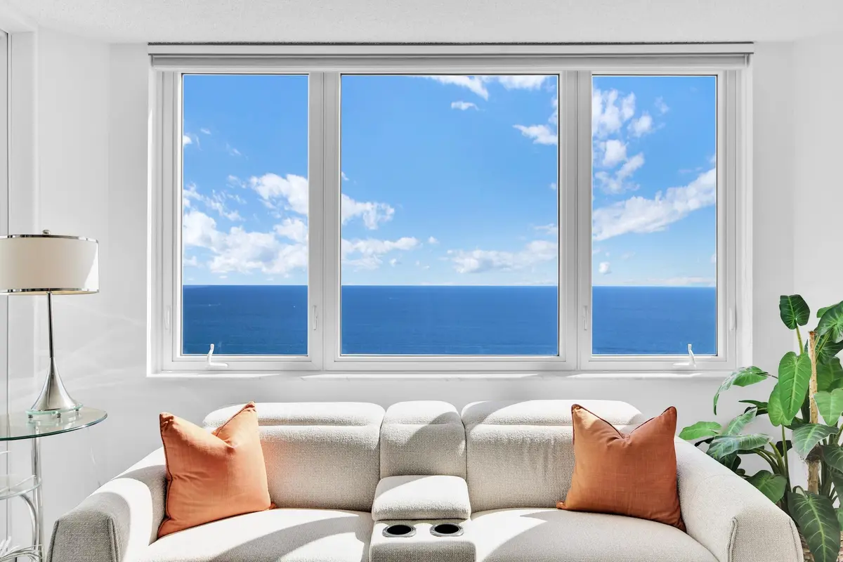 View from bedroom at 500 S Ocean Boulevard 2201, Boca Raton