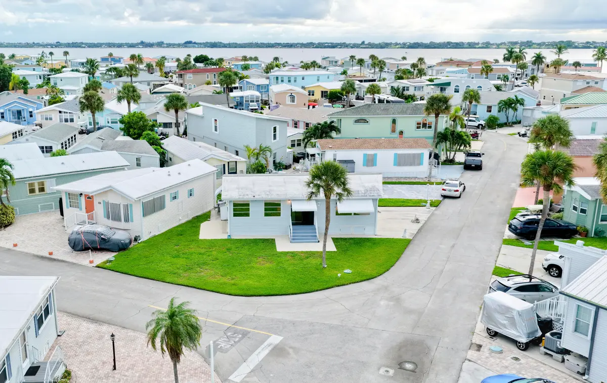 Front Ariel View at 217 Nettles Boulevard, Jensen Beach