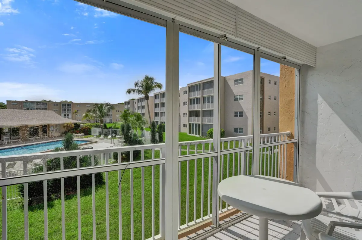 Patio view at 202 SE 10TH Street 203, Dania Beach