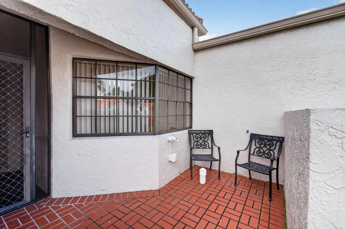 FRONT COURTYARD at 5887 PARKWALK Circle, Boynton Beach