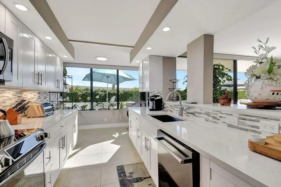 Kitchen at 3590 S OCEAN Boulevard 104, South Palm Beach