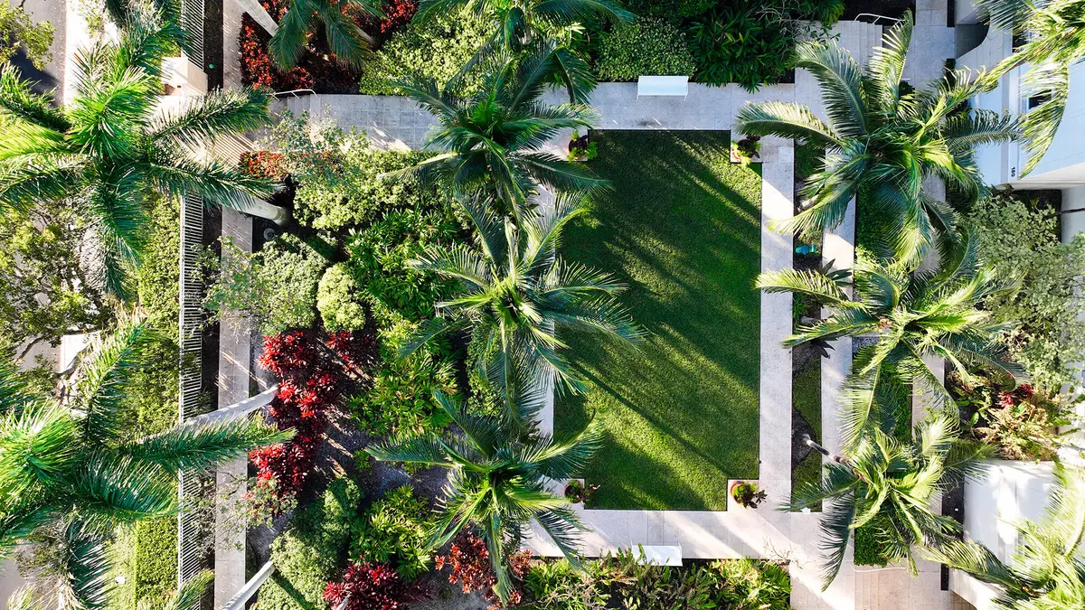 Havn_Garden-Aerial at 176 Lake Drive 1102, Palm Beach Shores