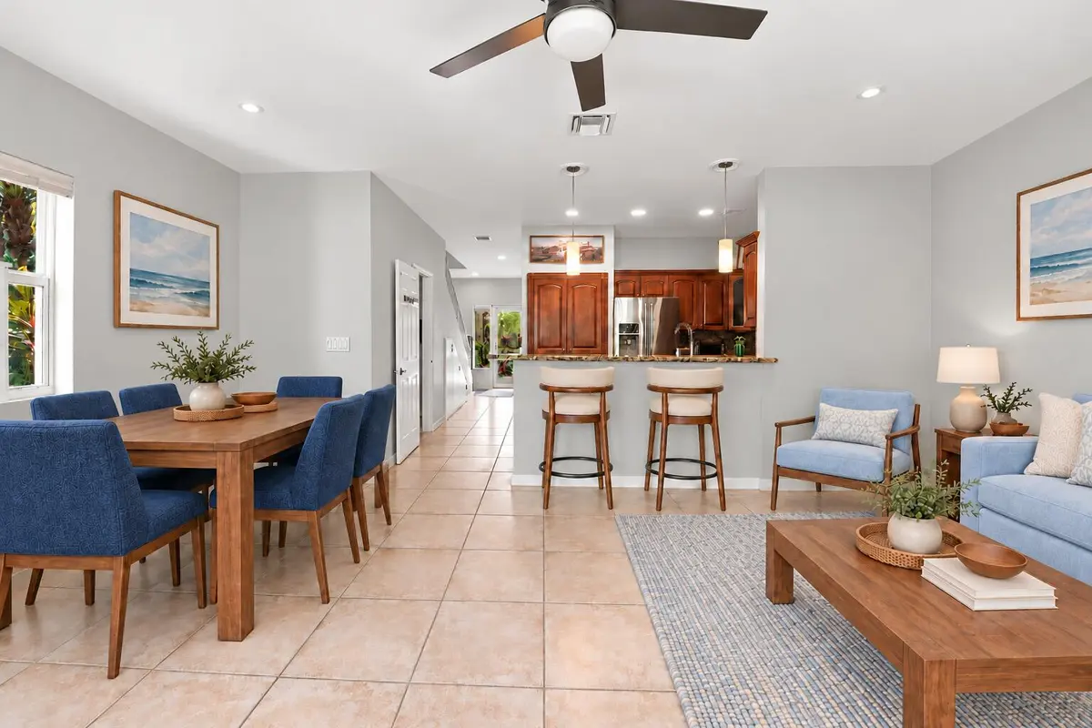Coastal interior with soft gray walls (1 at 1795 NE 4TH Avenue A1, Fort Lauderdale