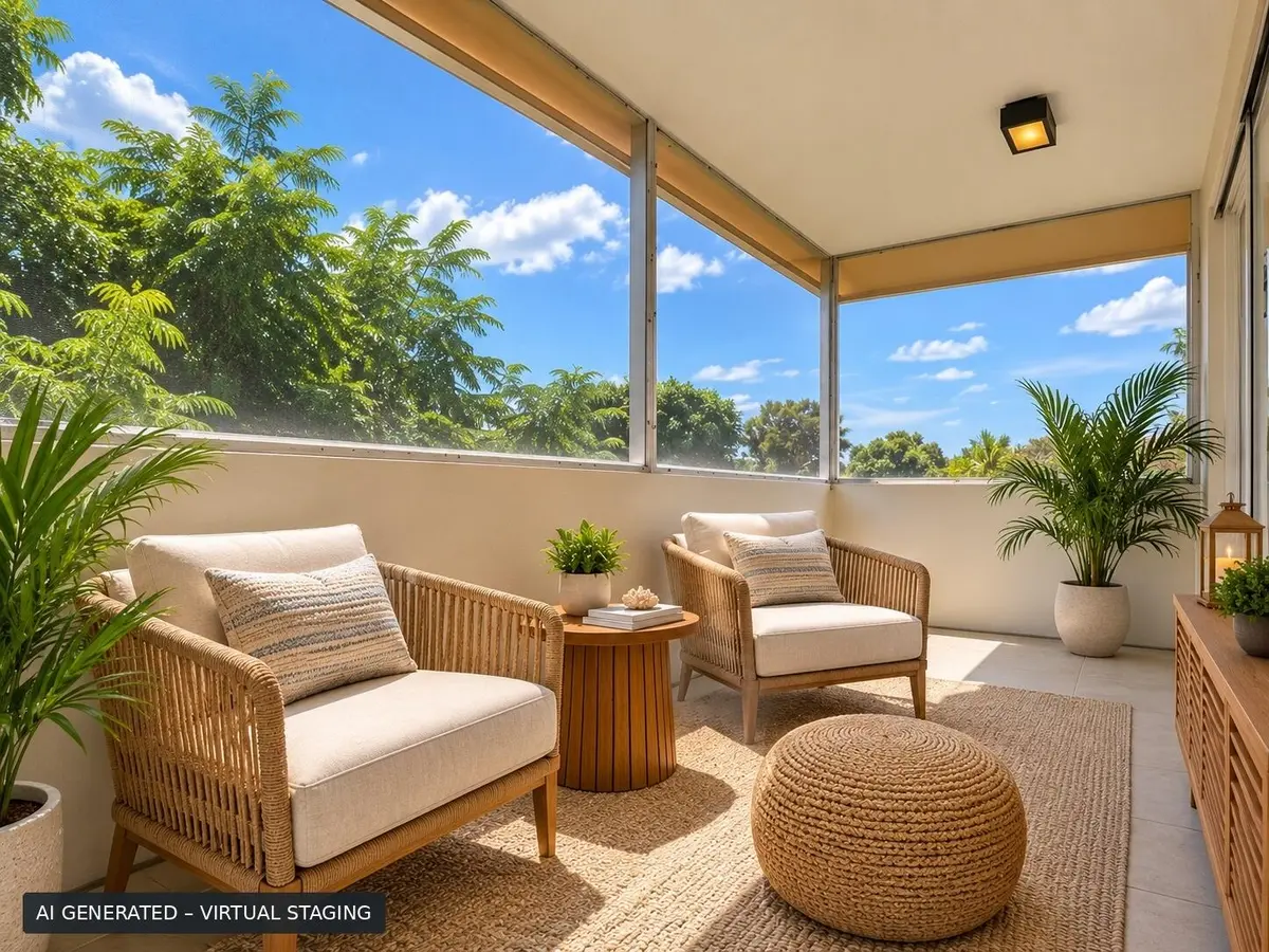 Balcony_Virtual_Staging at 337 Sheffield, West Palm Beach