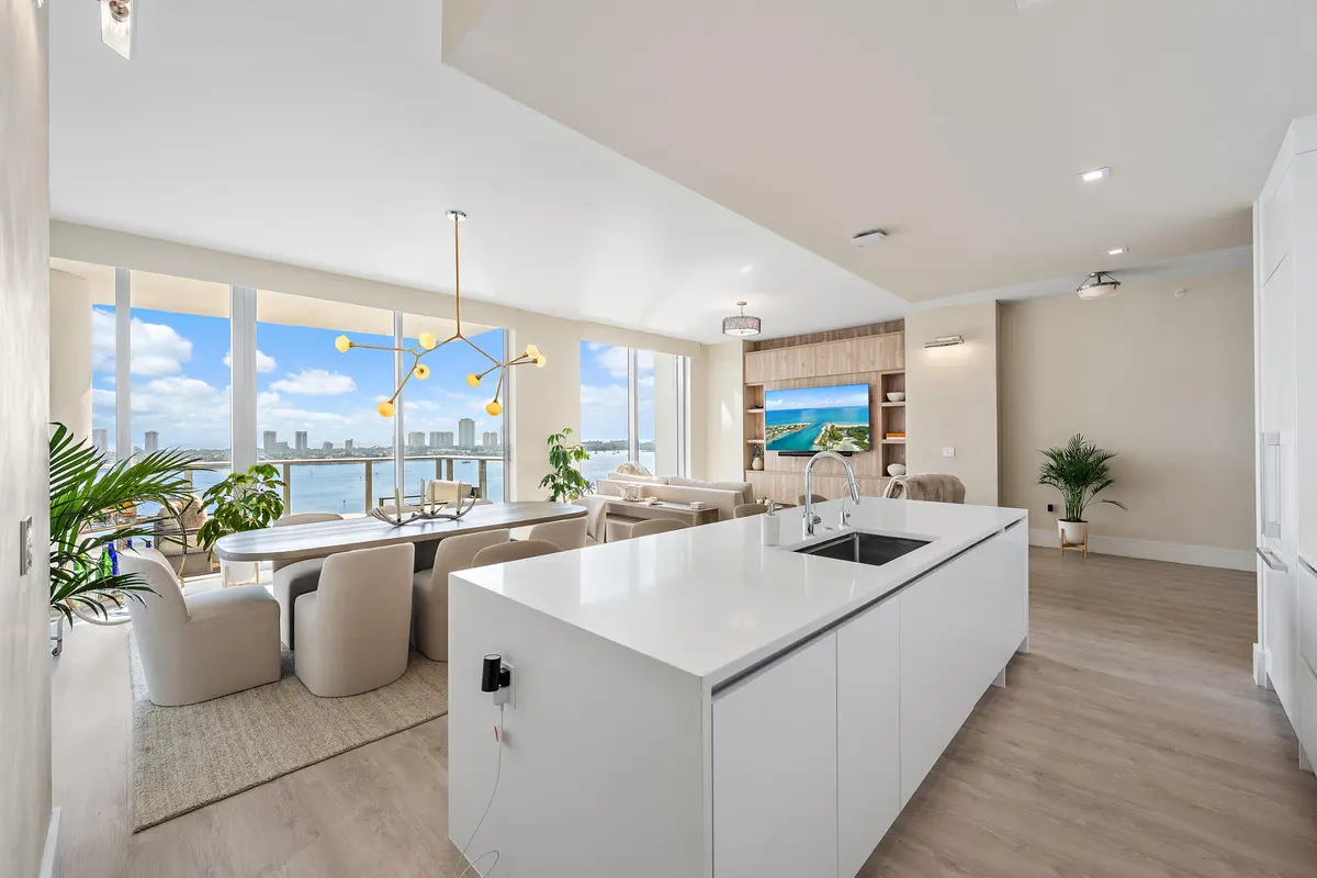 Kitchen, Dining, Living at 220 Lake Shore Drive 1402, Lake Park