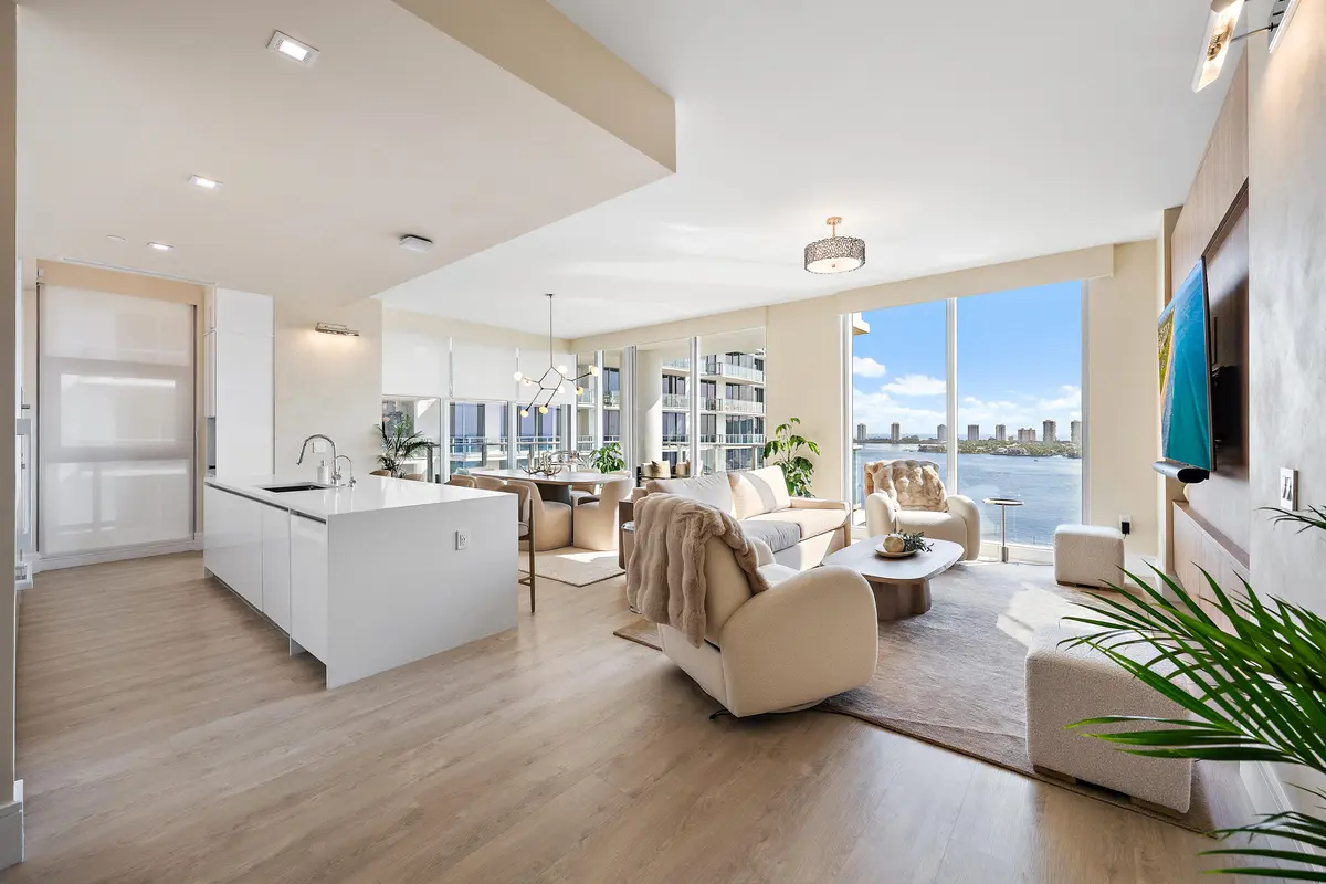 Living/Kitchen at 220 Lake Shore Drive 1402, Lake Park