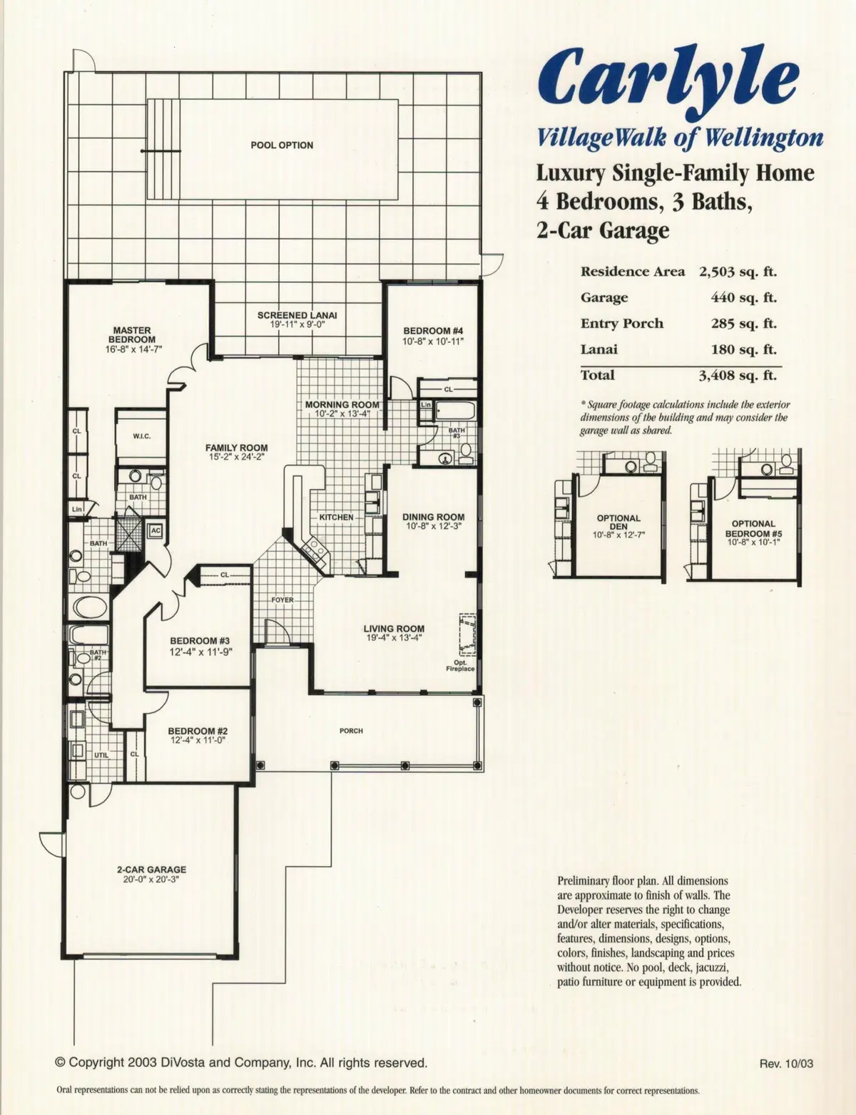 Floorplan at 8435 BELIZE Place, Wellington