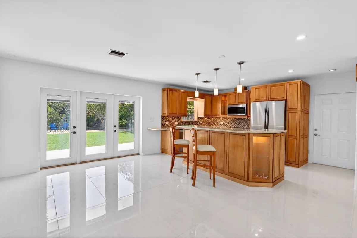 Kitchen/Living Area at 648 NW 30th Court, Wilton Manors