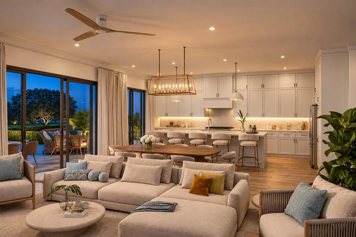 Interior Twilight 2 at 8666 SE Mars Street, Hobe Sound