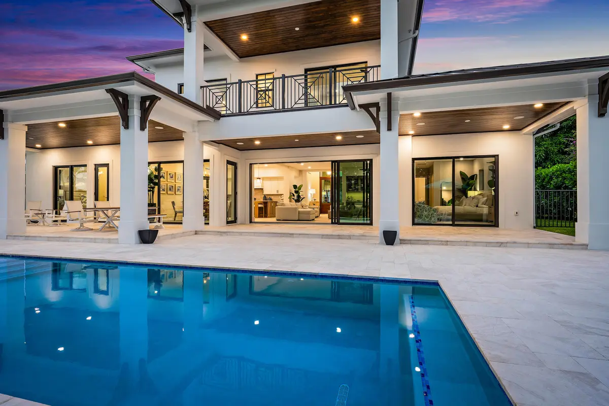 Pool Deck Patio at 325 Fairway, Tequesta