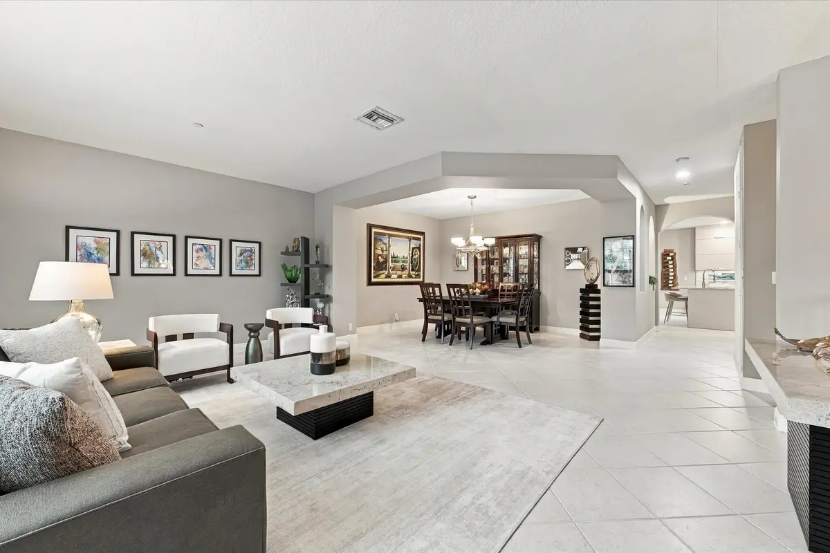 Living Room at 5545 NE Trieste Way, Boca Raton
