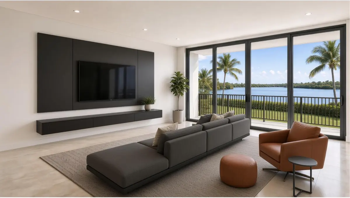 Living Room at 2820 SE DUNE Drive 2305, Hutchinson Island