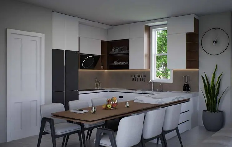 Kitchen - 3D Print at 912 14th Street, West Palm Beach