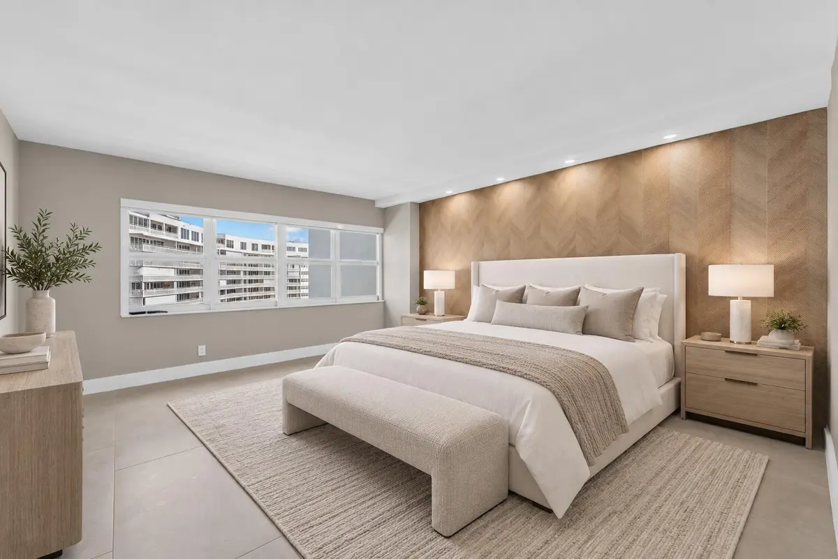 Primary Bedroom at 2100 S Ocean Drive 15E, Fort Lauderdale