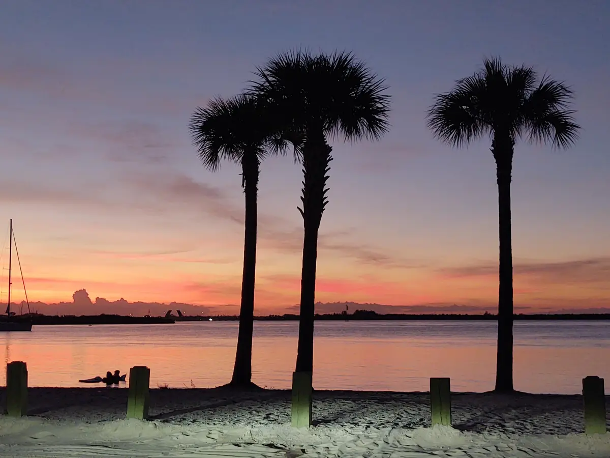 sunset at 4 HARBOUR ISLE Drive 202, Fort Pierce