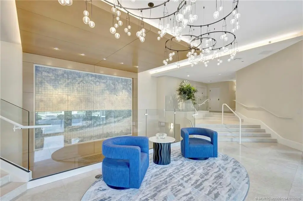 Sophisticated and impressive lobby at 2920 SE Dune Drive 240, Stuart