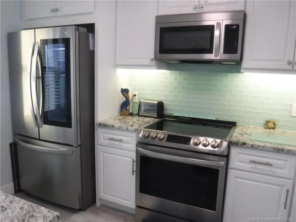 See thru refrigerator door at 7380 S Ocean Drive 517, Jensen Beach