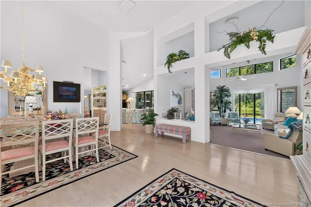 Living Room from Entry at 12901 NW Harbour Ridge Boulevard, Palm City