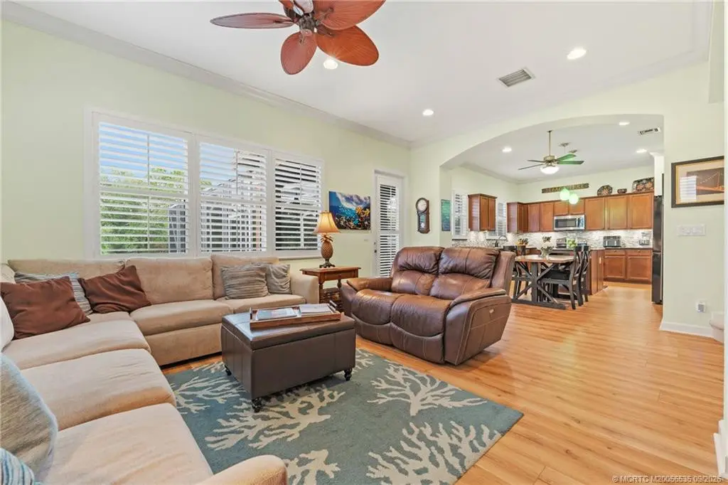 Family room off the litchen at 5541 SW Bellflower Court, Palm City